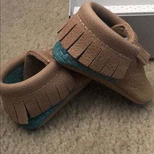 Size 2 freshly picked baby moccasins